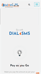 Mobile Screenshot of dial4sms.com